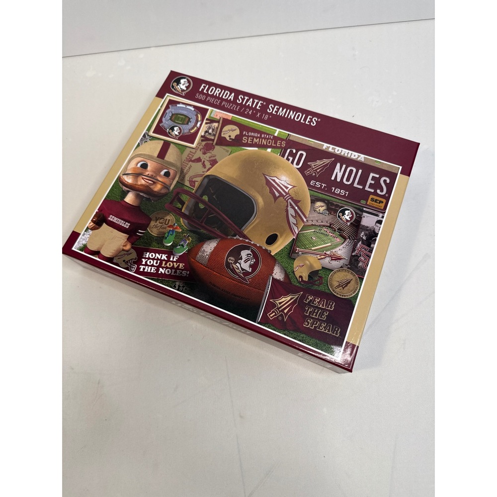 Florida State Seminoles 500 Piece College Football Puzzle Est 1851‎ You the Fan
